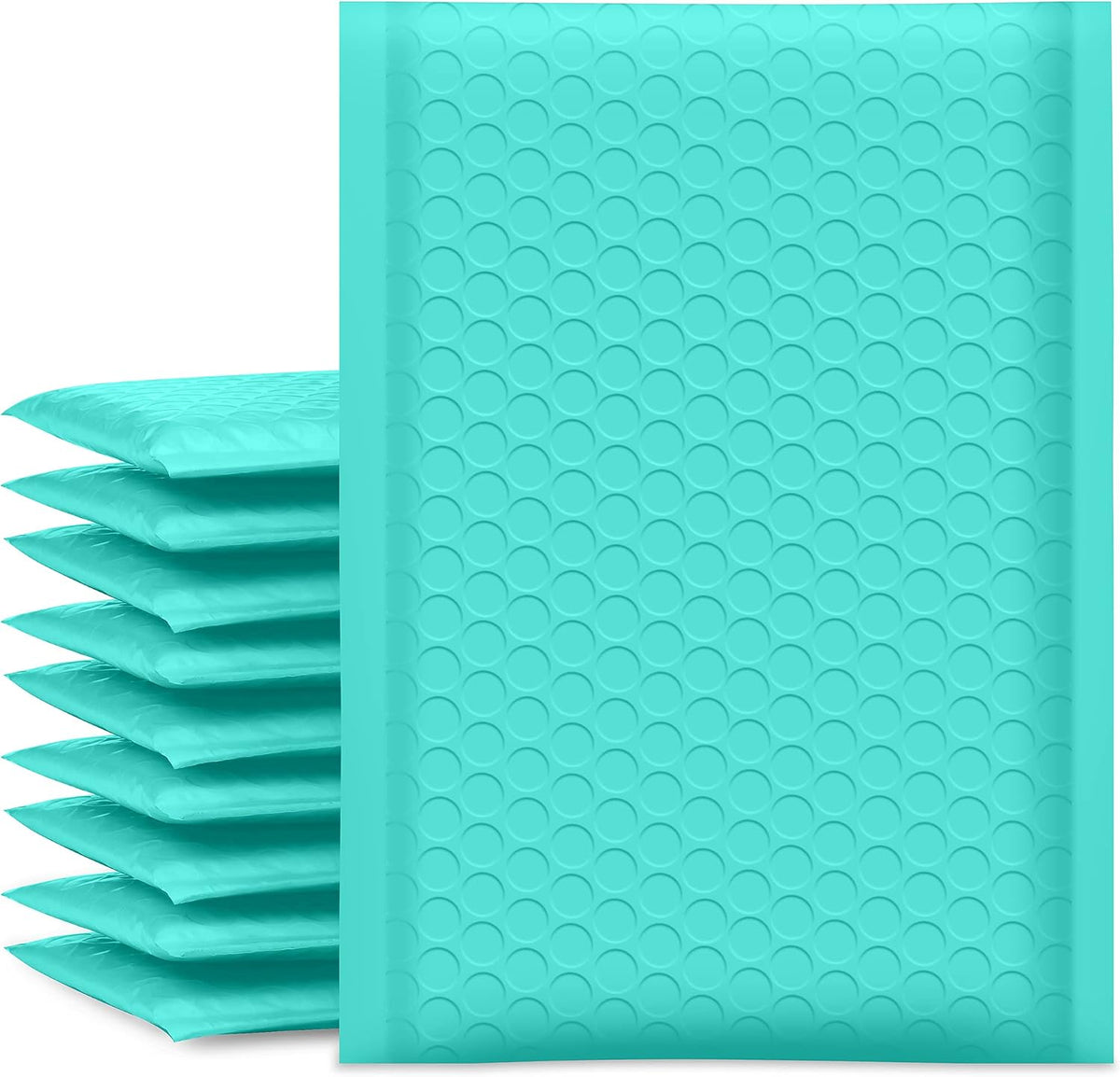 Bubble Mailers 6x10" Teal Usable Size 6x9" Padded Envelopes 25 Pack