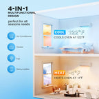 9000 BTU Mini Split AC/Heating System with Inverter, 20 SEER2 Energy Saving 115V Ductless Split-System Air