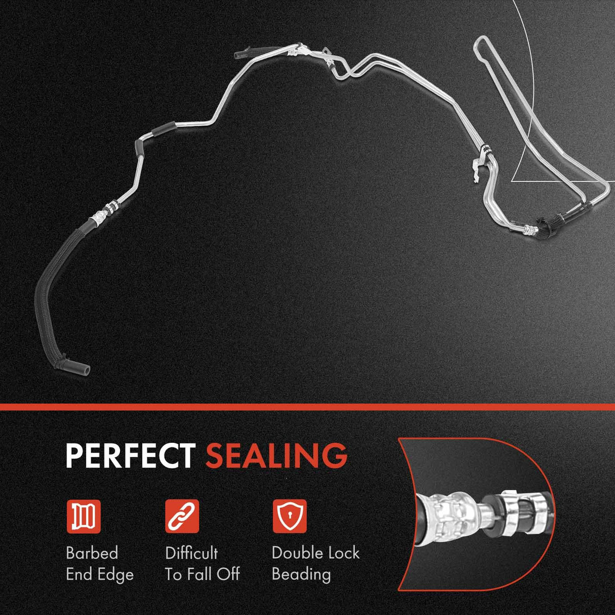 A-Premium Power Steering Return Hose Line Assembly Compatible with Dodge