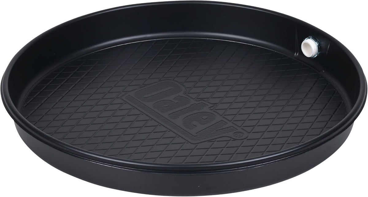 34062 Hot Water Heater Pan, Bulk 22-Inch, Black