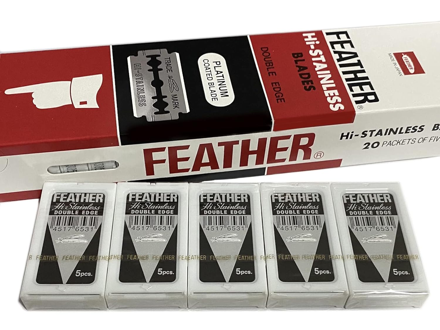 Double Edge Safety Razor Blades 100 Count