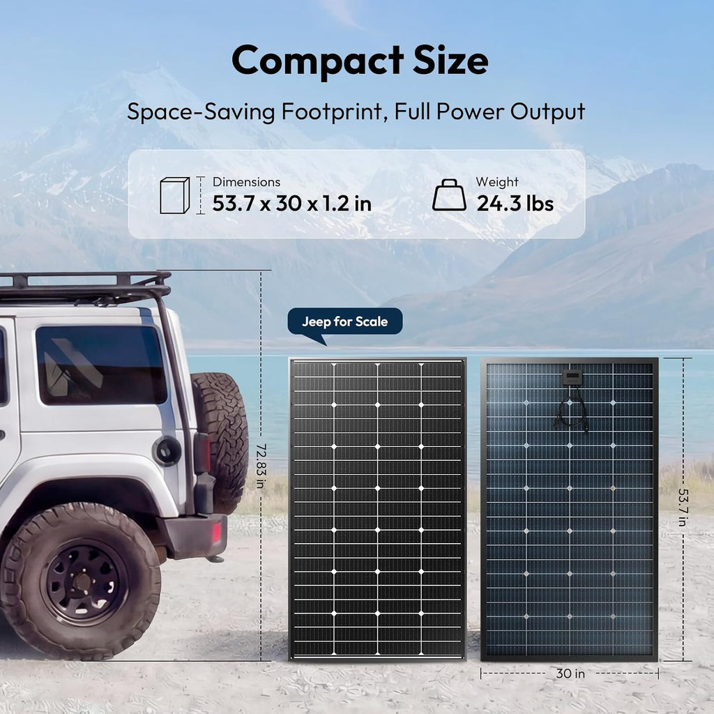 Bifacial 400 Watt Solar Panels 12V 10BB Monocrystalline Solar Panel High Efficiency Solar Module for RV Home Farm