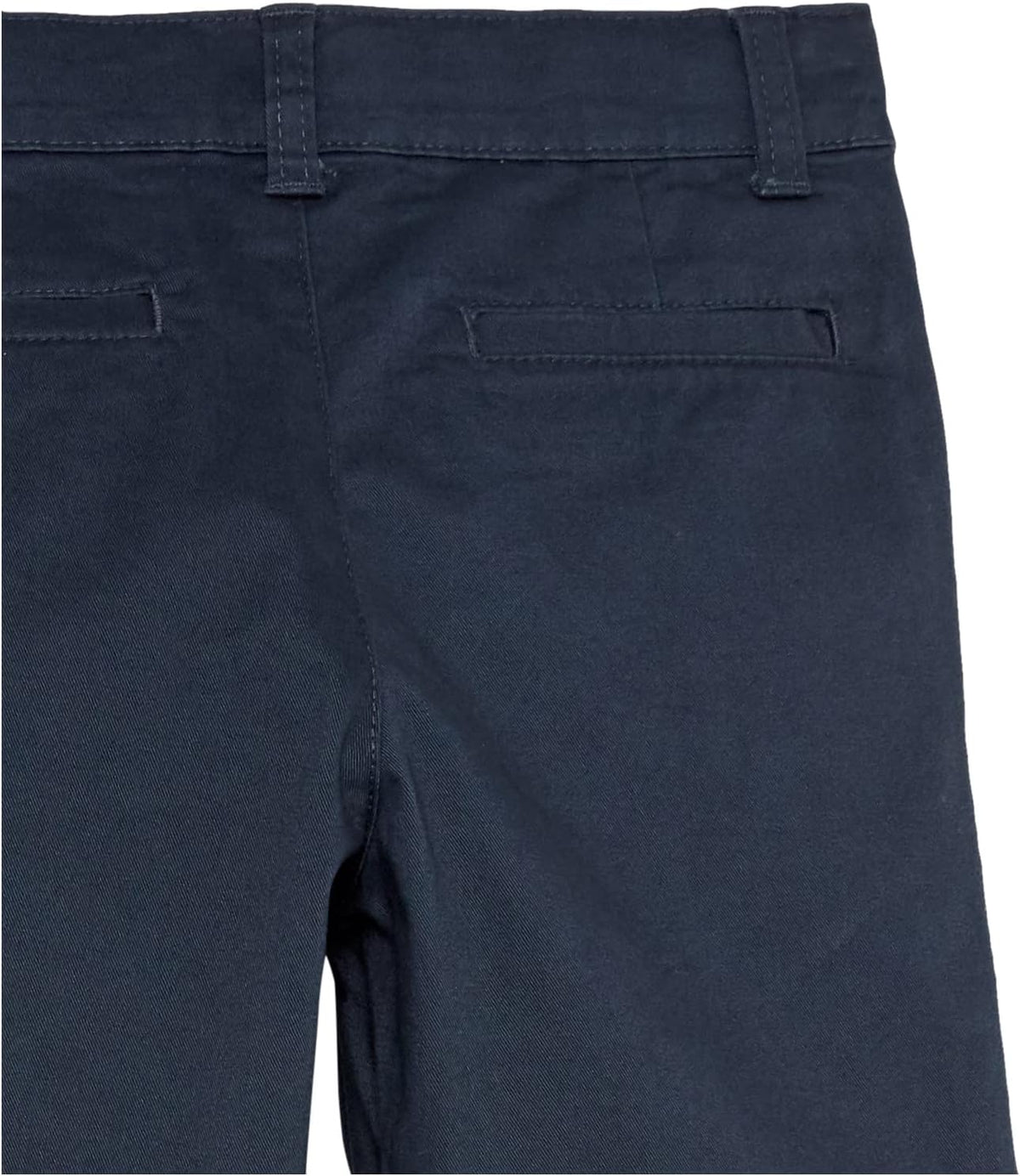 Boys and Toddlers' School Uniform Woven Flat-Front Shorts with Elastic Waist