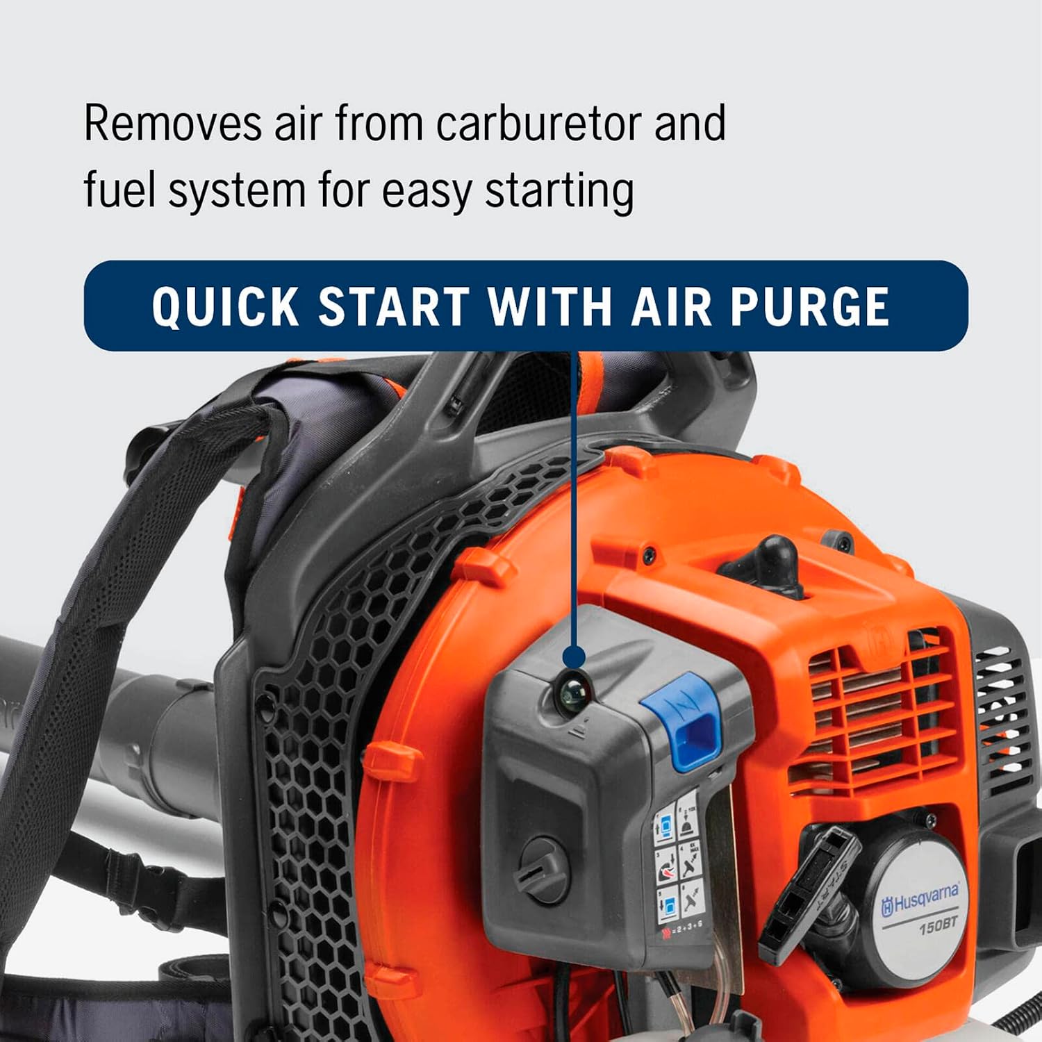 150BT Gas Leaf Blower, 51-cc 2.16-HP 2-Cycle Backpack Leaf Blower, 765-CFM, 270-MPH, 22-N Powerful Clearing