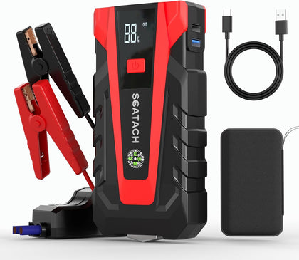 3000A Car Battery Jump Starter,12V Jump Starter Battery Pack Portable (up to 9.0L Gasoline and 7.0L Diesel Engine)