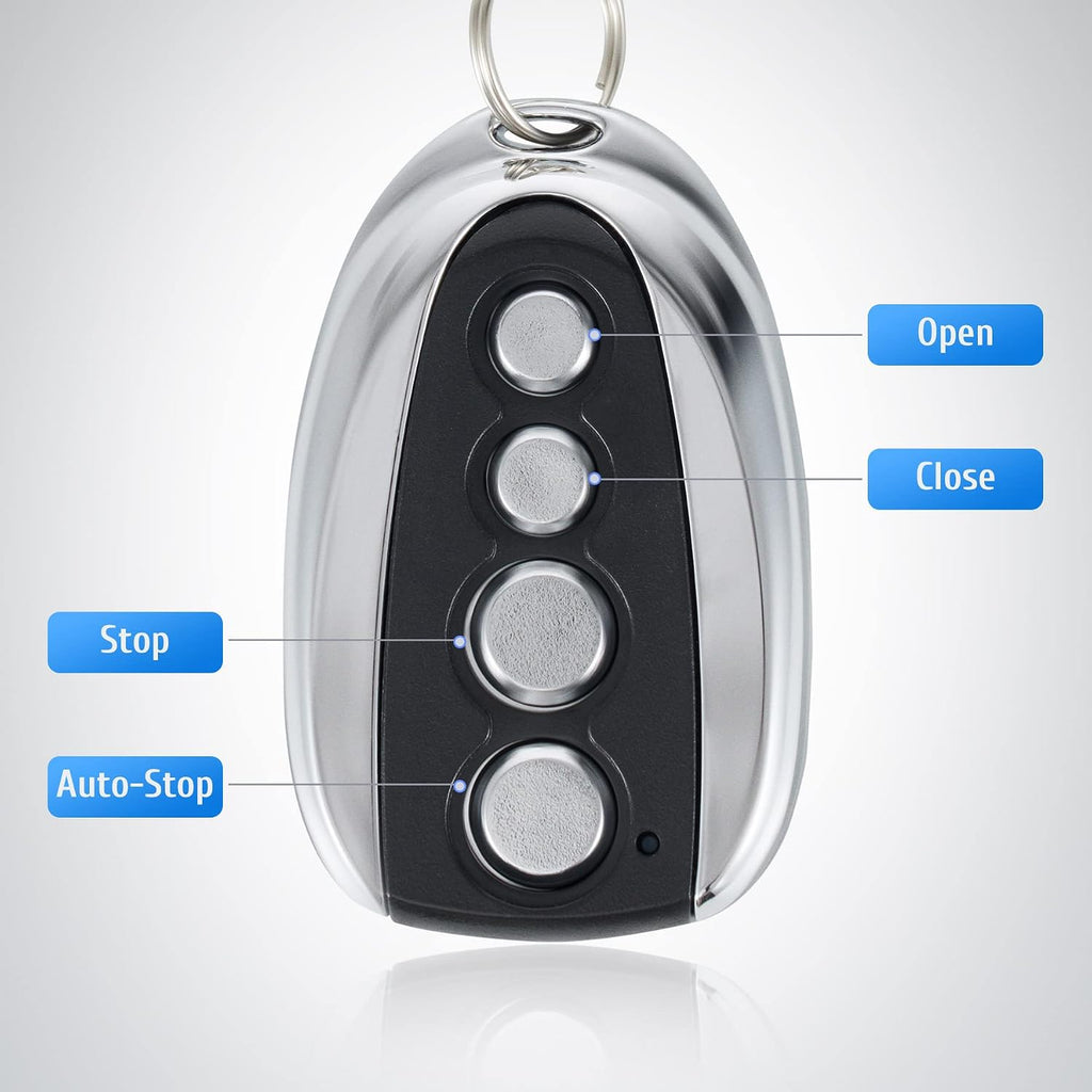 Remote Control for Automatic Gate Openers, Electric Smart Gate Opener with 100 Foot Range and Auto Close for Sliding