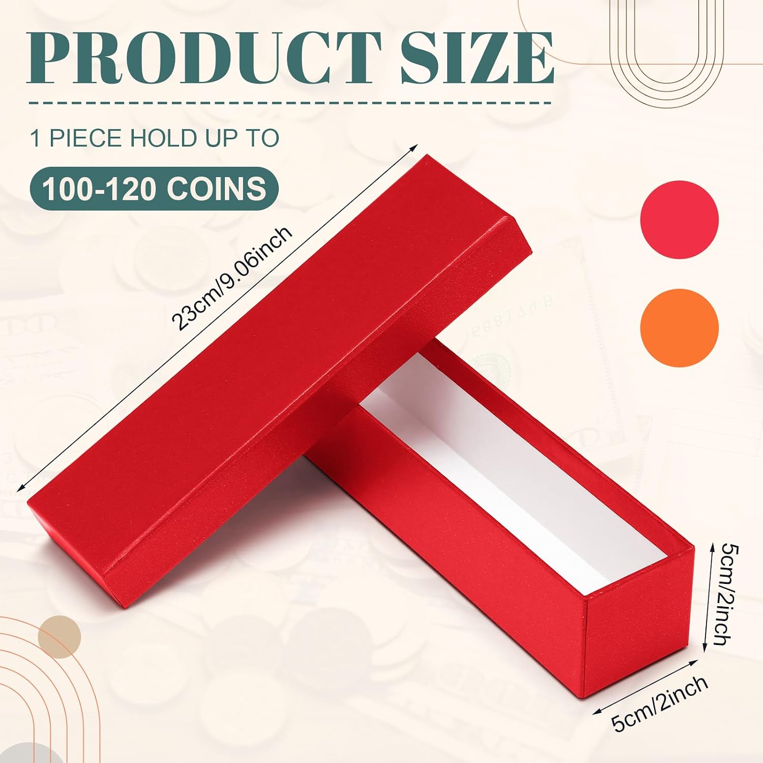 12 Pcs Coin Storage Box 2 x 2 Inch Flip Holders Collectors Coin Collecting Supplies Holders Protector Case for Cents