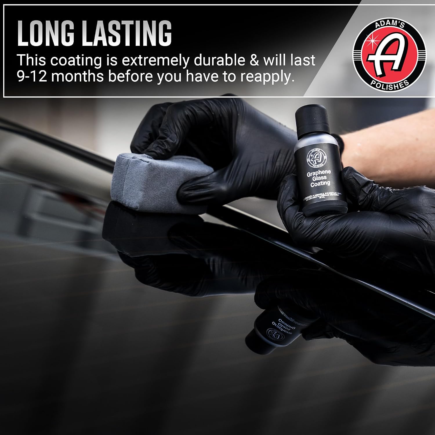 Graphene Glass Coating (30ml) - Advanced Rain Windshield Water Repellent for Cars, Shower Doors Mirrors and Other