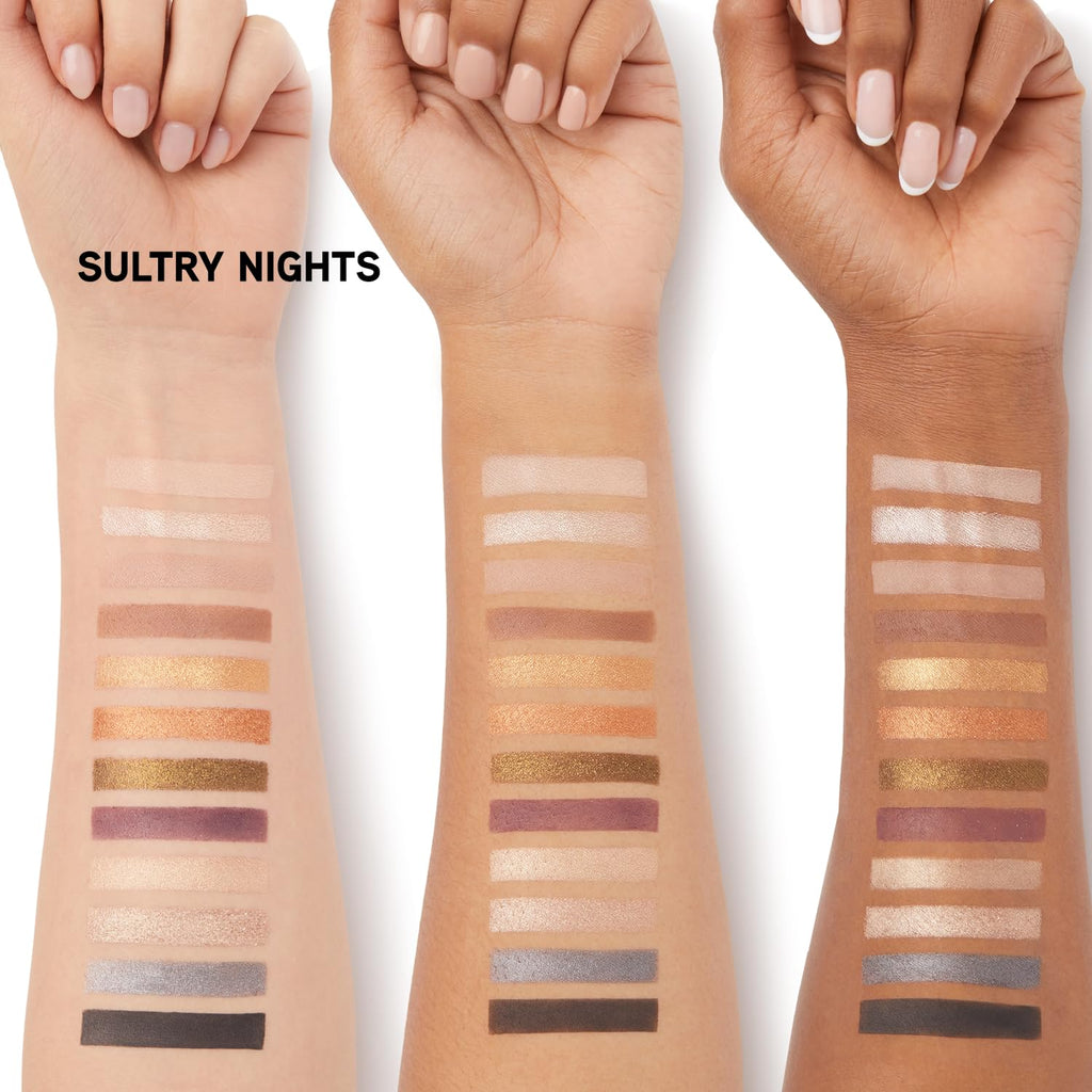 Murumuru Butter Eyeshadow, 12-Shade Ultra-Creamy Palette with Murumuru & Tucuma Butters, Silky Soft Blendable Formula