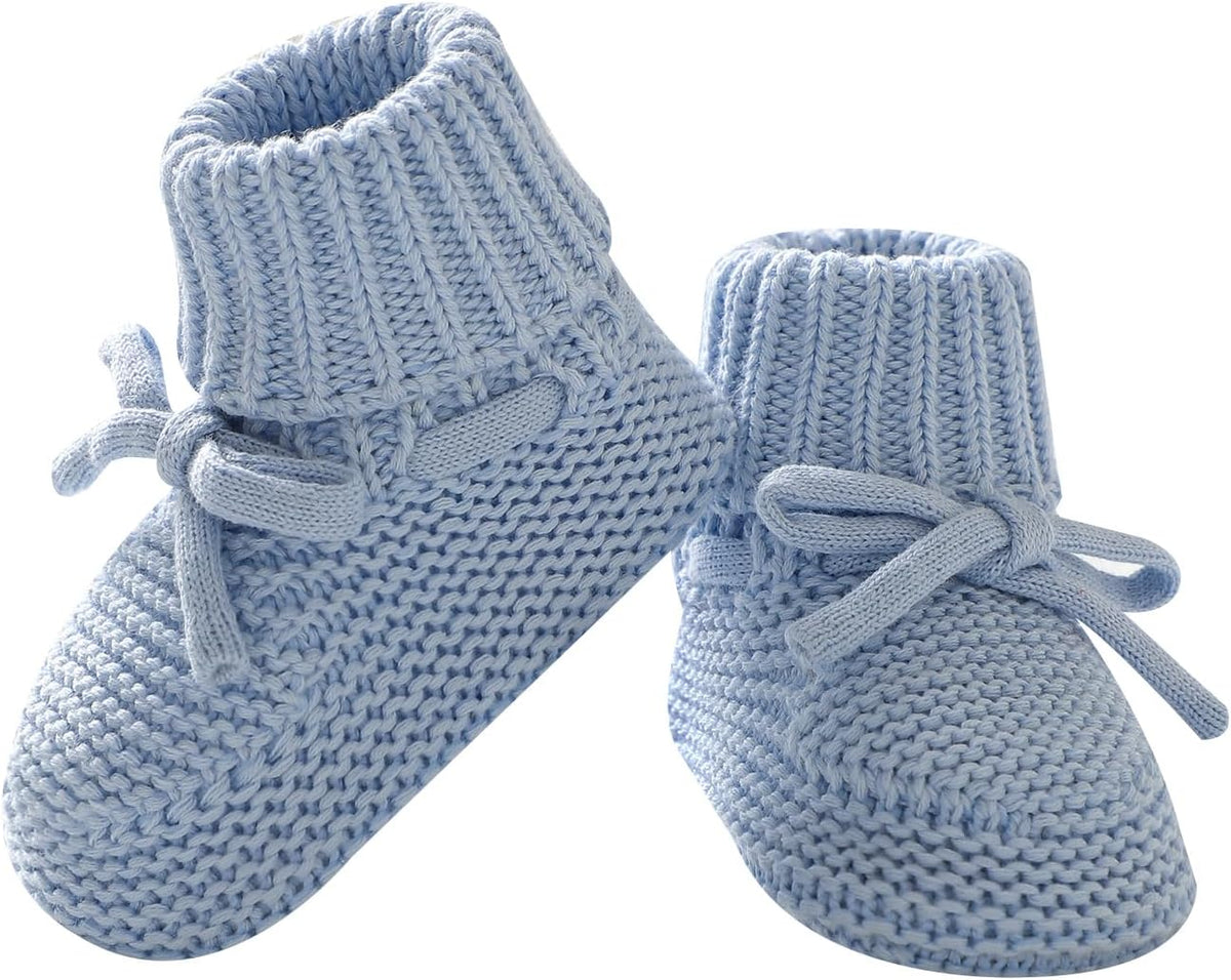 Baby Booties Cotton Newborn Boys Girls Shoes Knit Socks