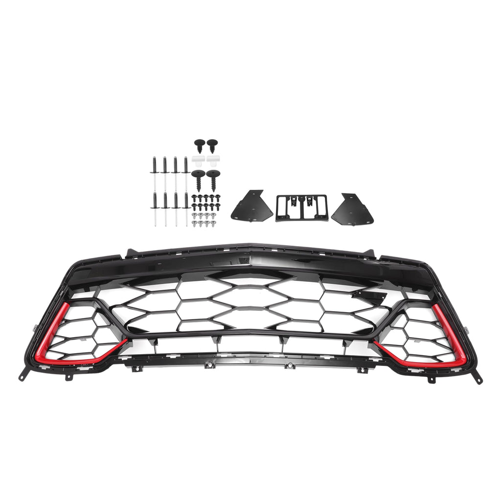 X AUTOHAUX Front Lower Bumper Kidney Grille for Chevy Camaro 17-18 84040593