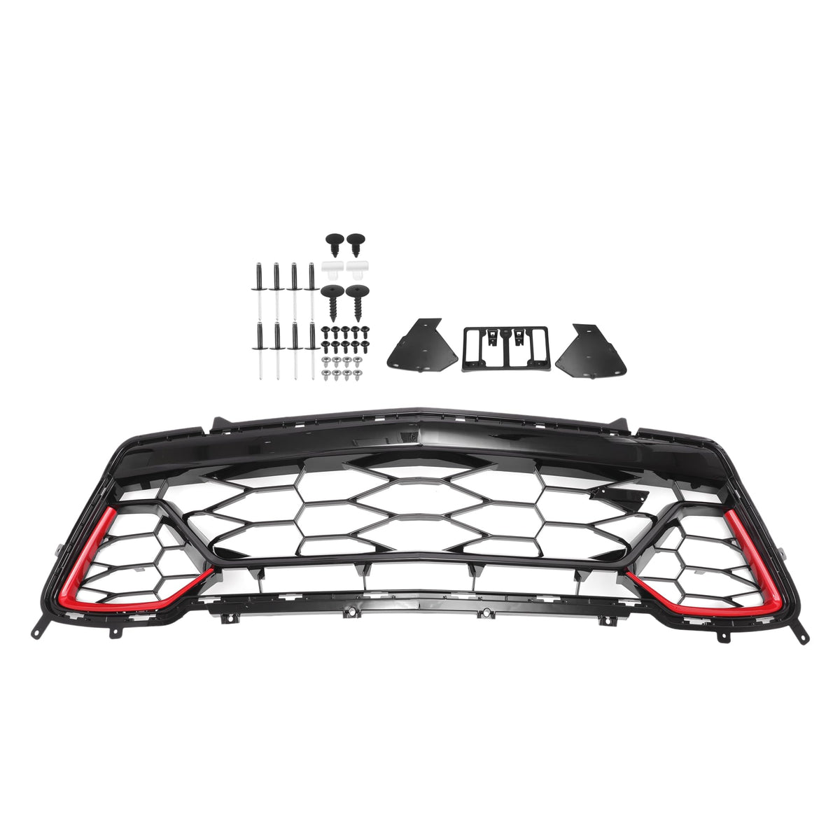 X AUTOHAUX Front Lower Bumper Kidney Grille for Chevy Camaro 17-18 84040593