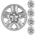 17 Inch Wheel Skins for 2006-2012 Toyota RAV4 5 Spoke, 4-Pack (Silver)