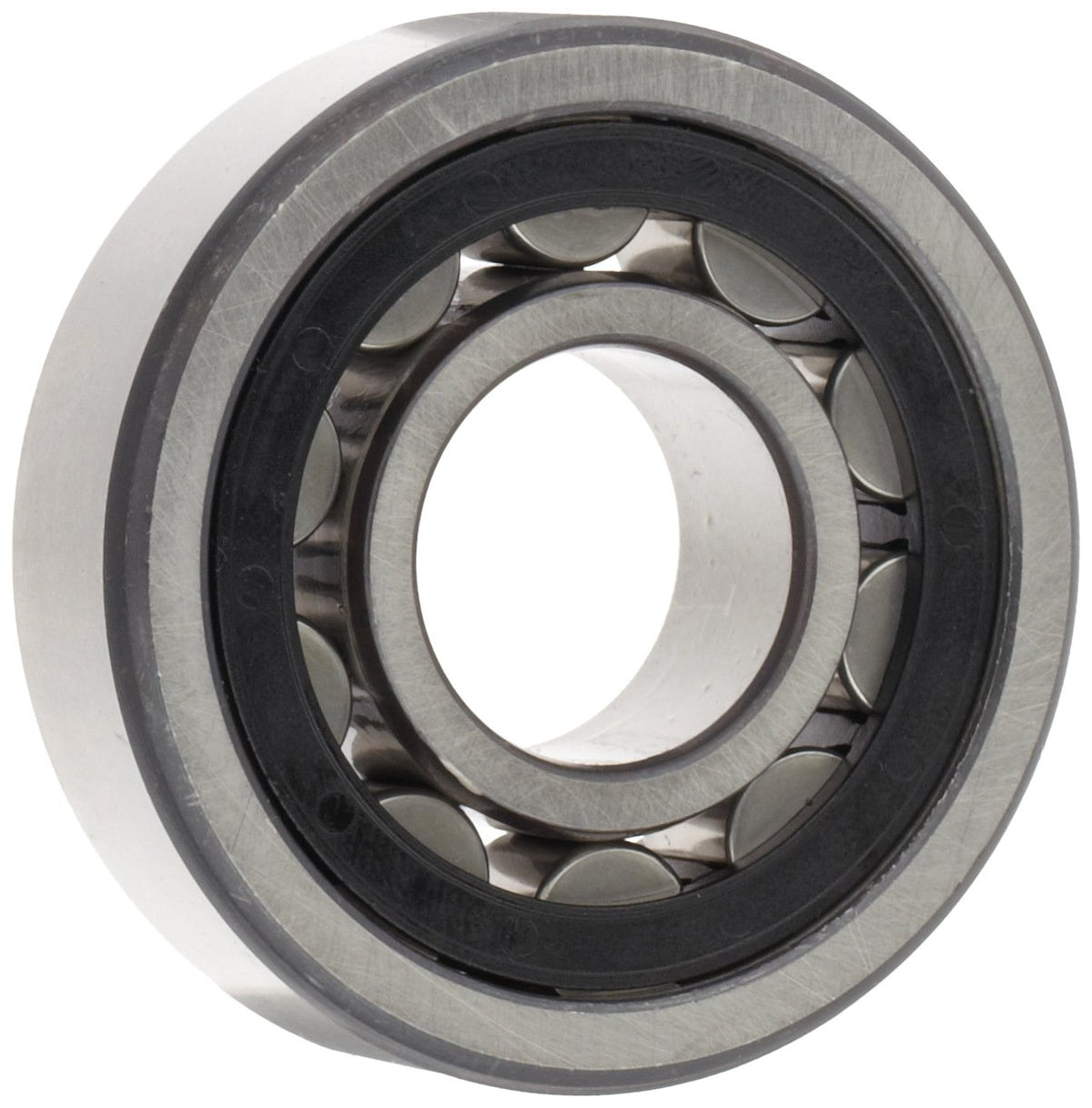 FAG Bearings NU2203E-TVP2 Single Row Cylindrical Roller Bearing, Straight Bore, Removable Inner Ring, High Capacity, Polyamide Cage, Normal Clearance, 17mm ID, 40mm OD, 16mm Width