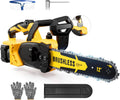 Brushless Cordless Chainsaw Electric 12 Inch Compatible with Dewalt 20V Max Battery Power, No Battery Included 45Ft/s