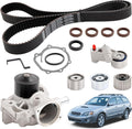 Engine Timing Belt Kit with Water Pump Compatible with Subaru 2000-2005 Outback 1999-2005 Impreza Forester & Saab 2005-2006 9-2X SOHC H4 2.2L 2.5L