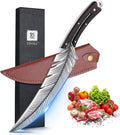 Feather Carving Knife, 8 Inch Boning Knife with Sheath and Gift Box