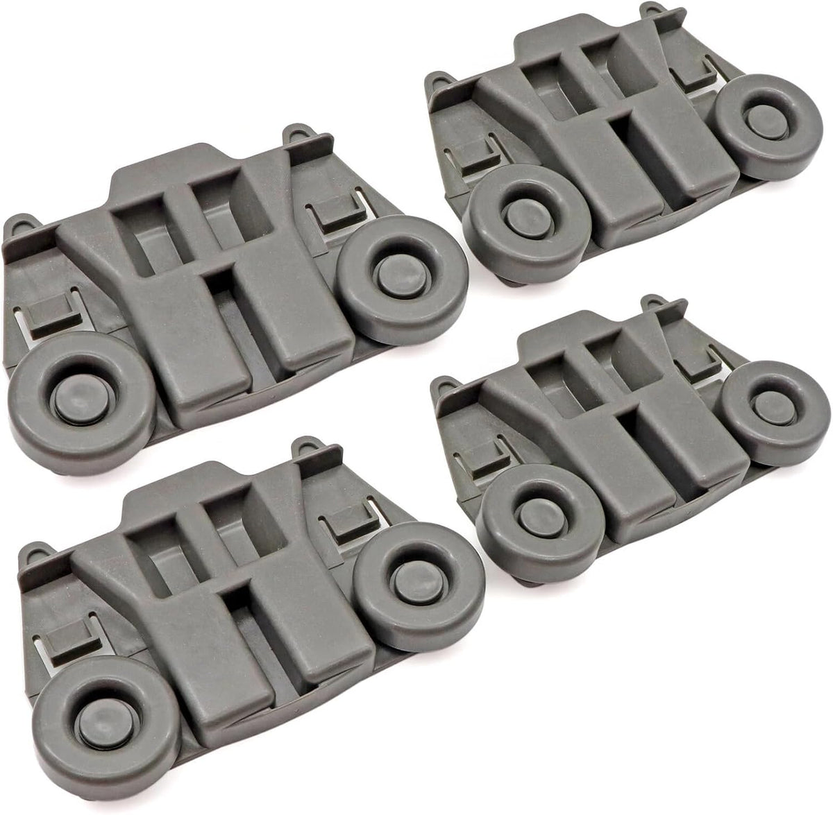 4 Pack Dishwasher Rack Roller for KitchenAid Models KDTE104EBS1 KDTE104EBS2 KDTE104EBS3 KDTE104ESS0 KDTE104ESS1 KDTE104ESS2 KDTE104ESS3 KDTE104EWH0 KDTE104EWH1 KDTE104EWH2 KDTE104EWH3