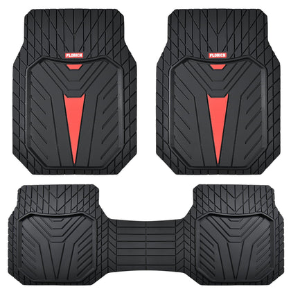 Car Floor Mats, Waterproof Floor Mat for Car All-Weather Automotive Floor Mats Durable Car Mat Universal Fit for Most