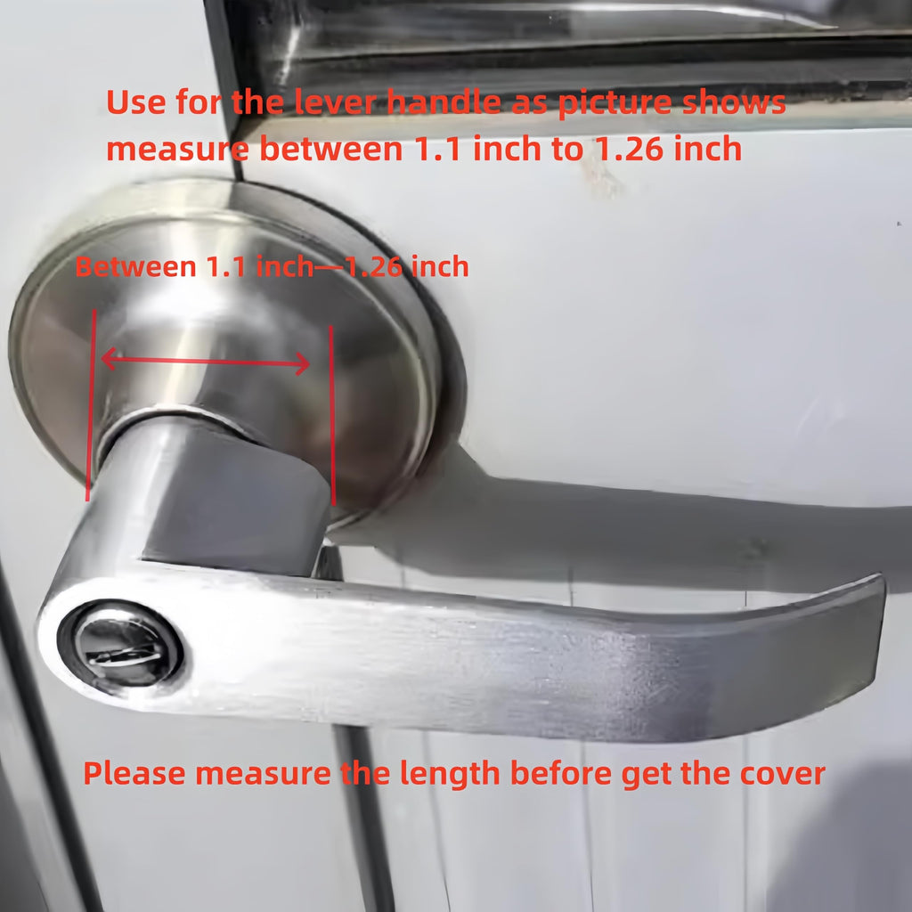 Keyed Door Handle Lockout Device Cover with Code Measure Before Order
