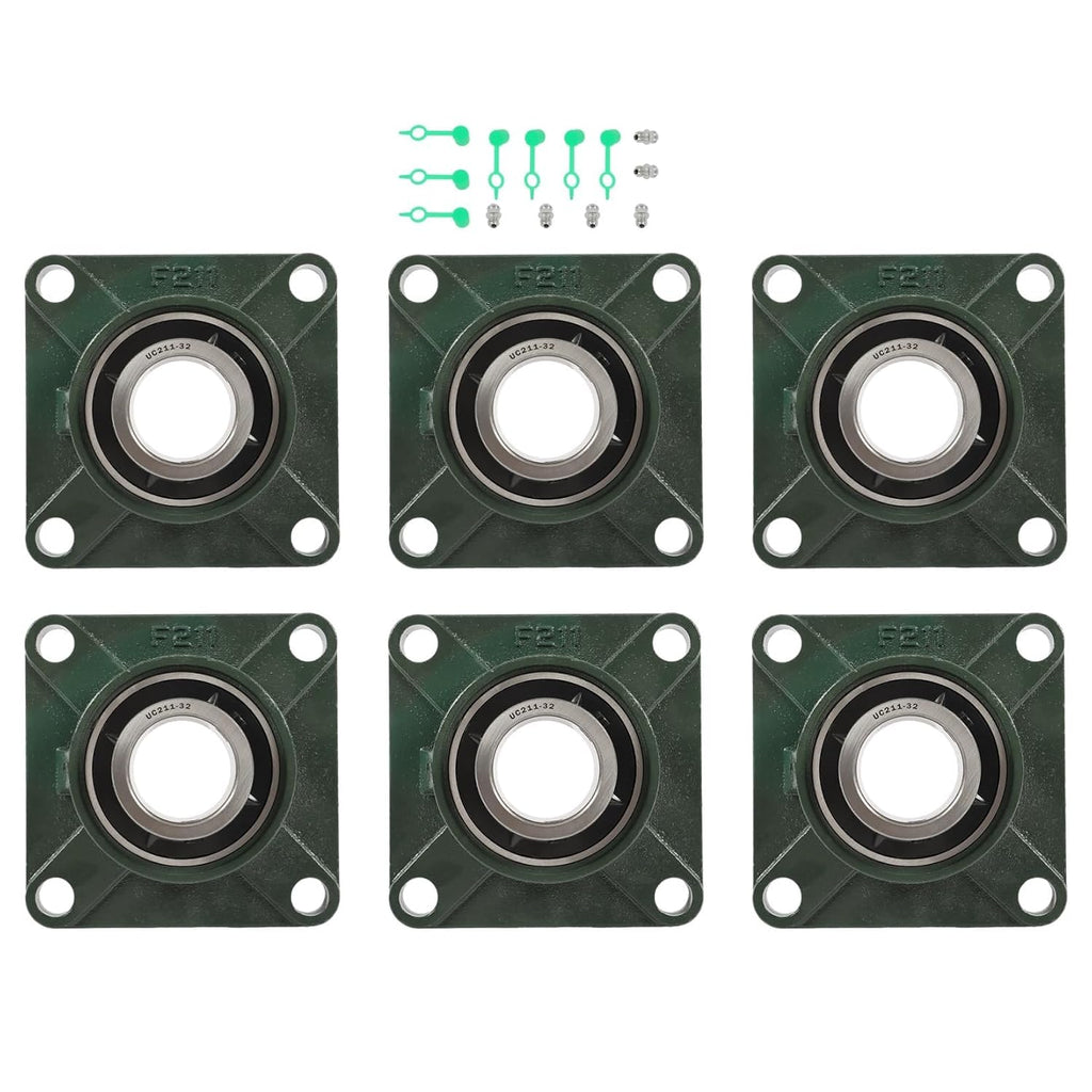 findmall UCF211-32 Pillow Block Bearing Units 2 Inch Bore