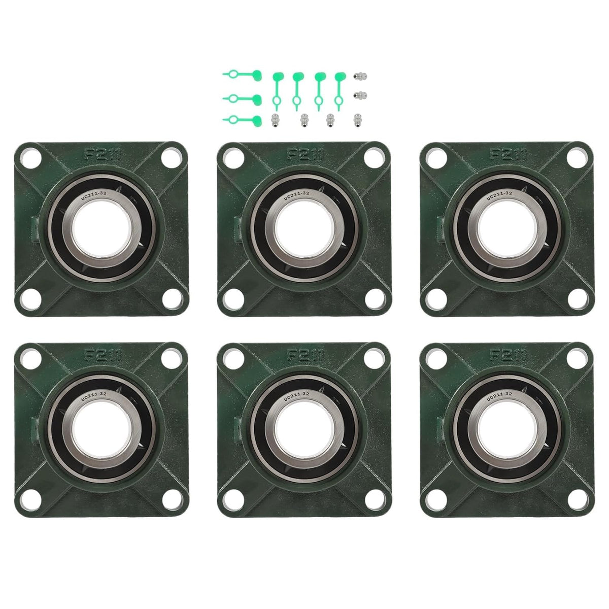findmall UCF211-32 Pillow Block Bearing Units 2 Inch Bore