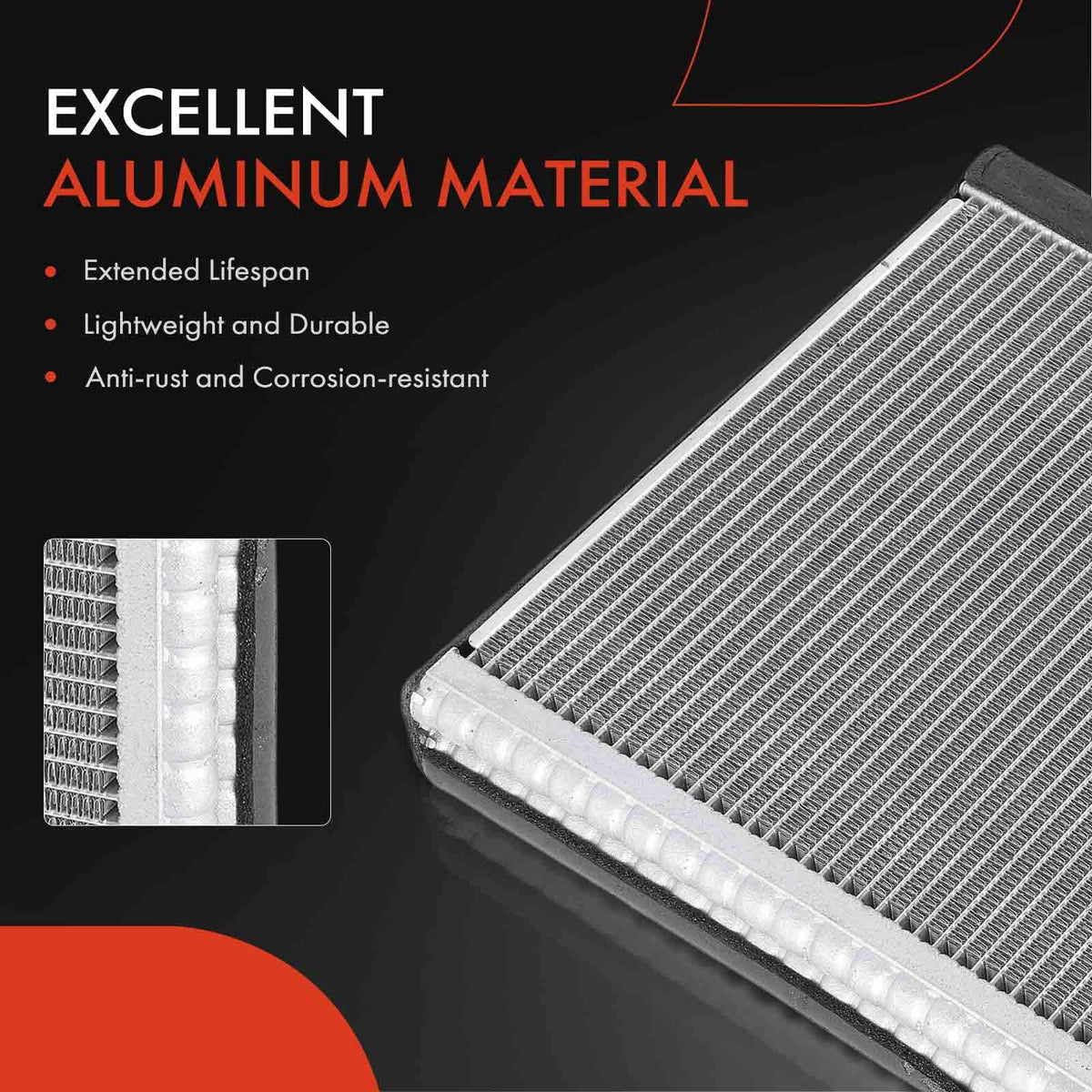 A-Premium Front AC Evaporator Core Compatible with Infiniti