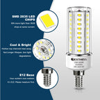 20W E12 Base LED Corn Light Bulb 6pack Corn Bulb 5000K Daylight Bulb