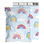 Poly Mailers 12x15.5 Inch, 50 Pack, Rainbow Self-Seal Shipping Bags