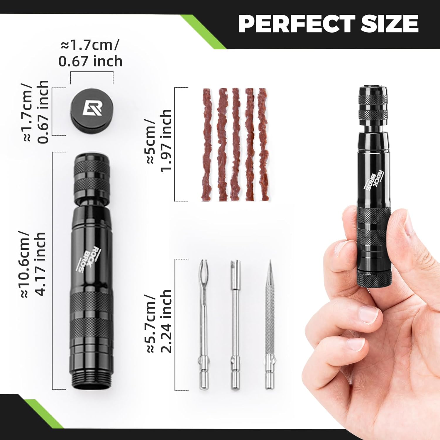 Bike Repair Kit Cycling Tubeless Tire Repair Kit for Mountain Bike and Road Bicycle