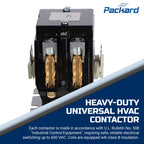 Packard C240A Packard Contactor 2 Pole 40 Amps 24 Coil Voltage