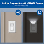 CML 10 Pack Single Pole Illuminated Light Switch for Hallway & Bathroom