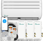 36000 BTU Mini Split AC/Heating System 17.5 SEER2 12000 BTU*3 Set