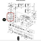 433550 Outboard Lower Unit Seal Kit for Johnson Evinrude 40-50 HP