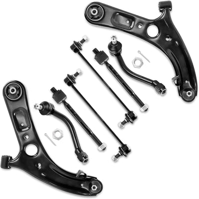 Front Lower Control Arm with Ball Joint Kit Compatible for Hyundai Elantra Elantra Coupe Elantra GT Veloster 2011-2017 K622232 K622646 K750523 ES801074 ES801075 EV800886 Left and Right 8pcs