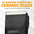Beardscape V1 Cordless Beard Trimmer for Men with Ceramic Blade, Black