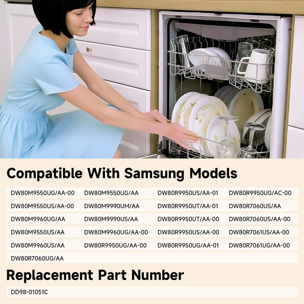 Dishwasher Installation Bracket Kit 2PCS Dishwasher Mounting Clips Compatible with Samsung DW80M DW80R DW80B Series DW80B7070US DW80M9550UG DW80R7060US/AA Replace#: DD98-01051C