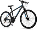 Mountain Bike 24/26/27.5 Inch Men & Women Mountain Bike with 21-Speed Adult Bikes, Double Disc Brake, Suspension Fork