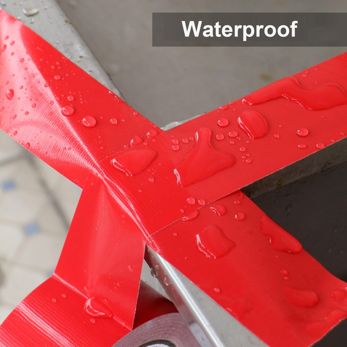 4 Pack Duct Tape Heavy Duty Waterproof 35 Yards x 2 Inch-Red