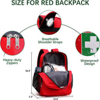 Empty Durable First Aid Backpack for Workplace & Outdoors 1PC
