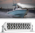 Marine Light Bar 12 Inch Double Row White LED for Boat Truck