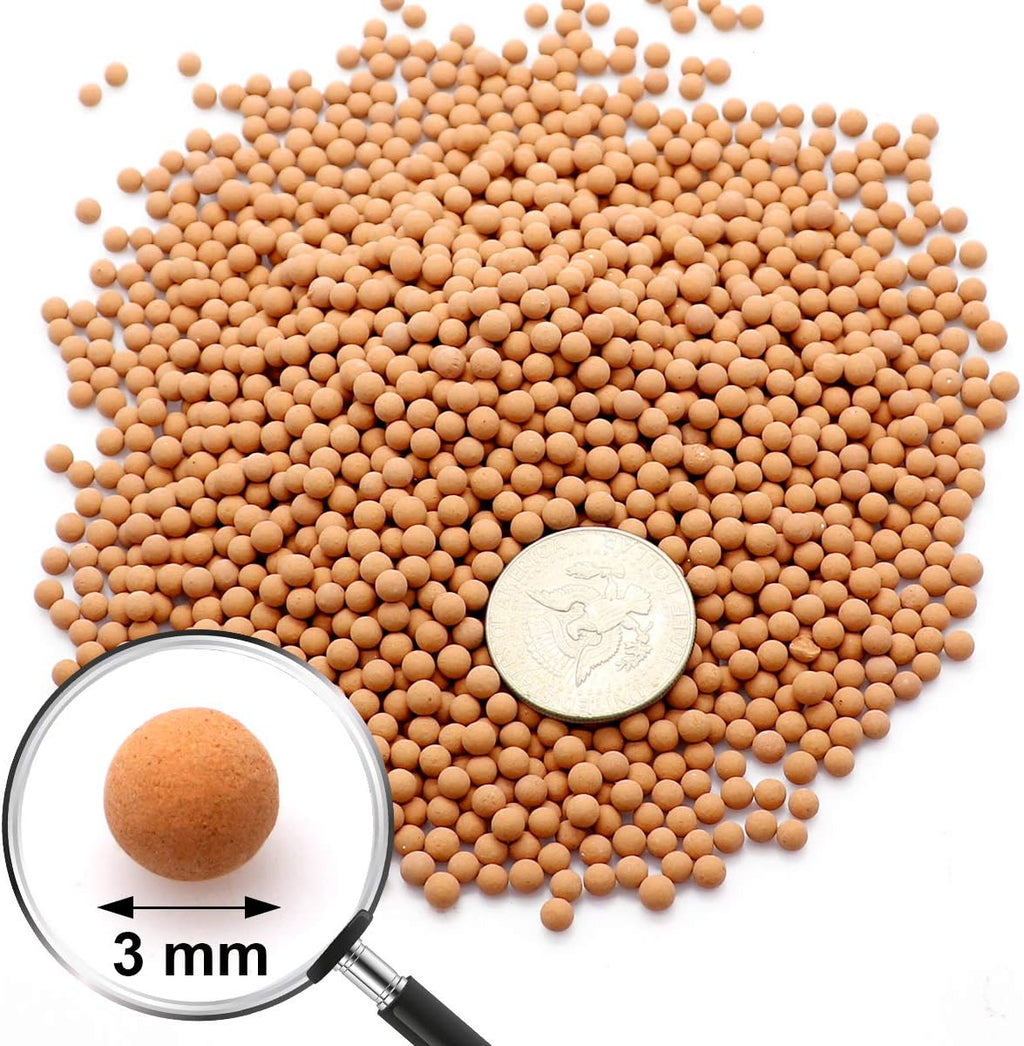 Clay Pebbles Gardening Ceramsite Orchid Hydroponic Grow Media Clay Rocks Drainage Water Purification Ceramsite Decor