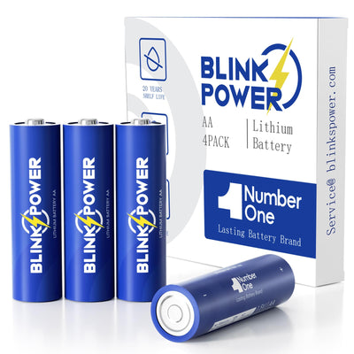 Lithium Batteries AA 4 Pack, No.1 Lasting, 1.5V