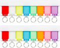2 Pack Key Tag Rack, Slot Style Wall Mount Key Holder | Plastic Slot-Style Wall Rack Keeps Labeled Keys Organized