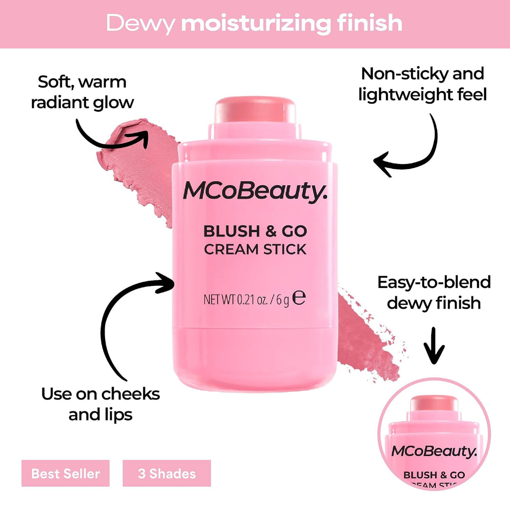Blush & Go Cream Stick - Baby Pink