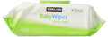 Signature Baby Wipes, Ultra-Soft, Unscented, 100 Count Wipes