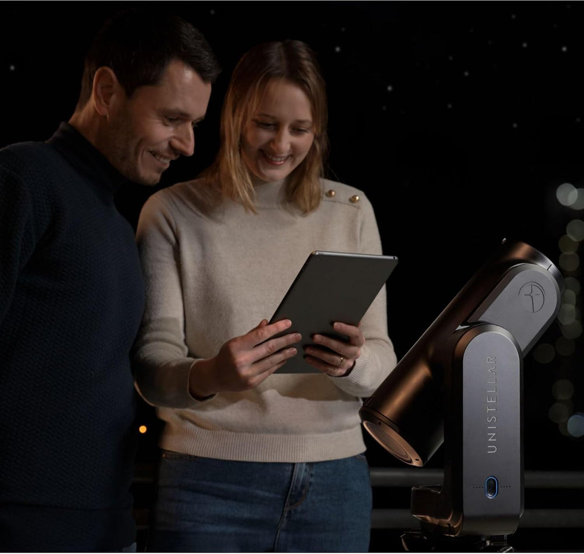 Smart Telescope (no Eyepiece), 85mm f/3.9 (320mm) Digital & Computerized, App-Controlled