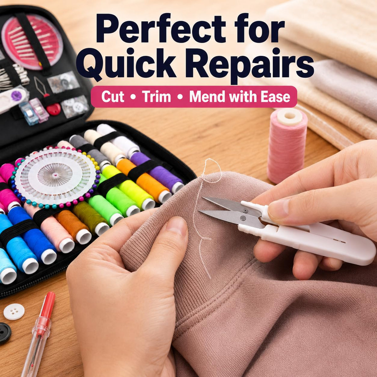 Sewing Kit for Adults, Needle and Thread Kit, Sewing Supplies
