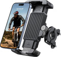 Bike Motorcycle Phone Mount - [1s Quick Lock] Bike Cell Phone Holder Clip, Bicycle Scooter Handlebar Clamp, for