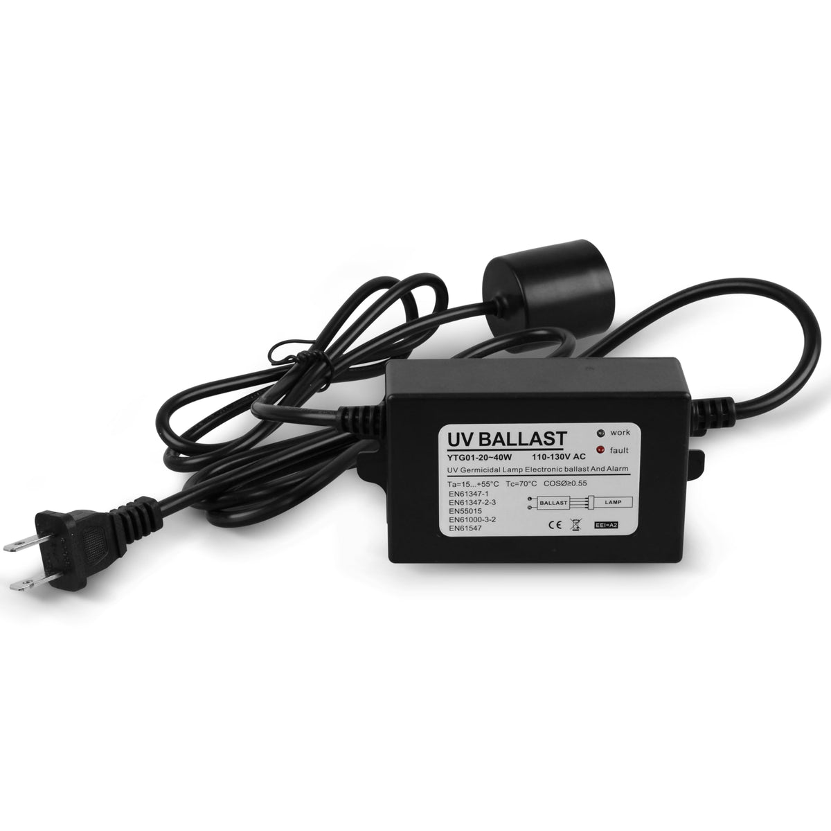 110-130V 20-40W Electronic Ballast for 6/12GPM UV Water Sterilizer